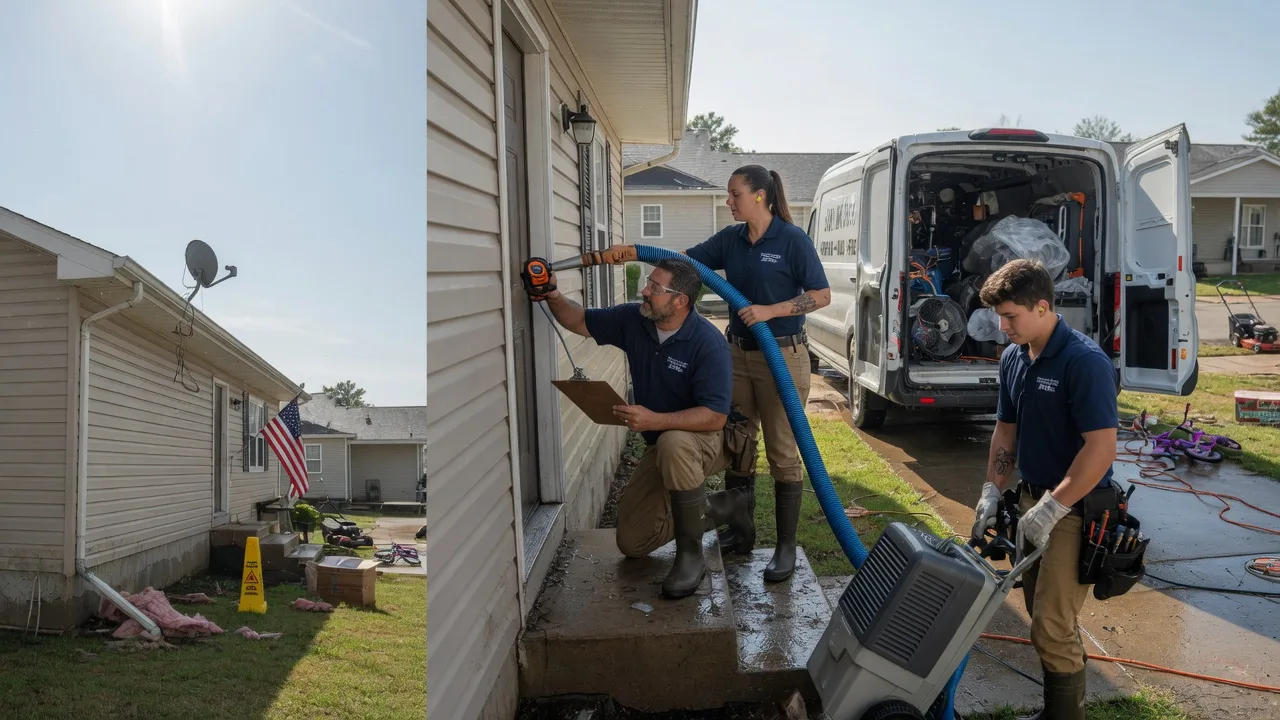 Ceiling Water Damage Restoration in Hanska, MN near me